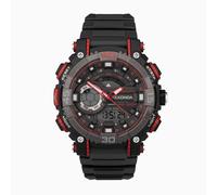 Sekonda Sekonda Malvern Digital Men's Watch | Black Plastic Case & Strap with Black Dial | 30166