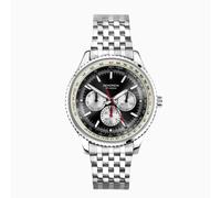 Sekonda Sekonda Maverick Men's Watch | Silver Case & Stainless Steel Bracelet with Black Dial | 30037