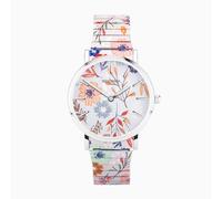 Sekonda Sekonda Maxima Ladies Watch | Silver Alloy Case & Stainless Steel Expander Bracelet with Floral Dial | 40580