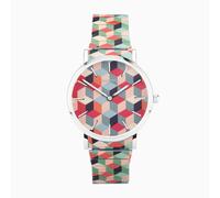 Sekonda Sekonda Maxima Ladies Watch | Silver Alloy Case & Stainless Steel Expander Bracelet with Geometric Dial | 40575