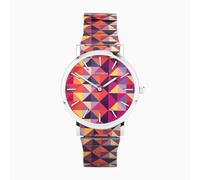 Sekonda Sekonda Maxima Ladies Watch | Silver Alloy Case & Stainless Steel Expander Bracelet with Geometric Dial | 40576