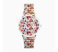 Sekonda Sekonda Maxima Ladies Watch | Silver Alloy Case & Stainless Steel Expander Bracelet with Geometric Dial | 40577