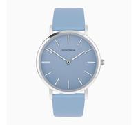 Sekonda Ladies Minimal Blue Dial Blue Leather Strap Watch