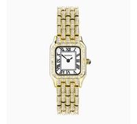 Sekonda Sekonda Monica Ladies Watch | Gold Alloy Case & Full Stone Set Bracelet with White Dial | 40661