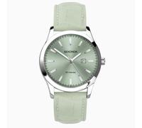 Sekonda Sekonda Taylor Ladies Watch | Silver Alloy Case & Green Leather Strap with Green Dial | 40549