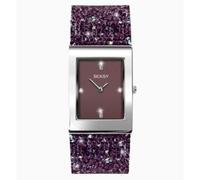 Sekonda Ladies Seksy Rocks Purple Dial Stone Set Bracelet Watch 2857