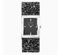 Sekonda Seksy Ladies Watch | Silver Brass Case & Bracelet with Black Dial | 40424