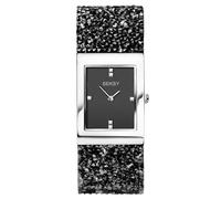 Sekonda Seksy Rocks Ladies Black Stone Set Strap Watch 2573