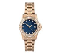 Sekonda Sienna Ladies 31mm Quartz Watch in Blue Mother of Pearl with Analogue Date Display, and Rose Gold Stainless Steel Strap 40654