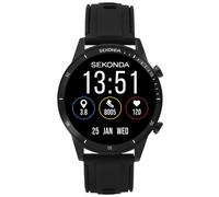 Sekonda Smart Active Go 30287 - Unisex - 45 mm - Smartwatch - Quartz with charger - Mineral Glass Black 22 mm