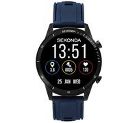 Sekonda Smart Active Go 30288 - Unisex - 45 mm - Smartwatch - Quartz with charger - Mineral Glass Black 22 mm
