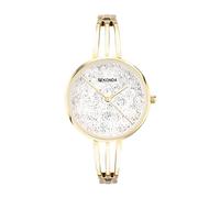 Sekonda Stardust Ladies 36mm Quartz Watch in Silver with Analogue Display, and Gold Alloy Strap 40591
