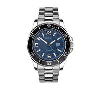 Sekonda Tasman 44mm Mens Analogue Dive Quartz Watch Date Window Fixed Bezel 50m Water Resistant