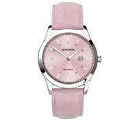 Sekonda Sekonda Taylor Ladies Watch | Silver Alloy Case & Pink Leather Strap with Pink Dial | 40550
