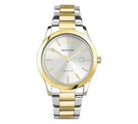 Sekonda Taylor Womens Analogue Watch 34mm dial | 50 Metres Water Resistance, mineral glass crystal, double lock safety clasp, sunray dial, date display, ion-plated case