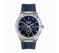Sekonda Titan Men's Watch | Silver Case & Blue Silicone Strap | 30358