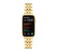 Sekonda Track Women's Smartwatch Black Dial Gold Tone Alloy Bracelet Watch