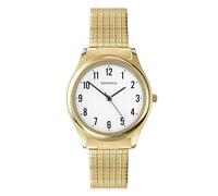 Sekonda Unisex 36mm Round Watch , White Dial , Expanding Strap