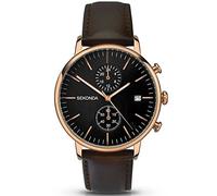 SEKONDA Unisex-Adult Analogue Classic Quartz Watch with Leather Strap 1380.27