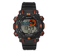 Sekonda 1527 Nevis Digital Chronograph Black Resin Strap Watch - W31148