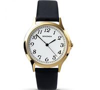 SEKONDA Unisex Adult Analogue Classic Quartz Watch with Leather Strap 3134.27