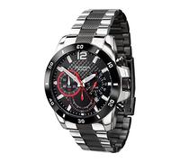 SEKONDA Unisex-Adult Chronograph Quartz Connected Wrist Watch with Stainless Steel Strap 3420.27