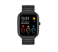 Sekonda Unisex Motion Plus Black Stainless Steel Bracelet Smartwatch, Black, Men Black