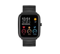 Sekonda Unisex Motion Plus Black Stainless Steel Bracelet Smartwatch, Black, Men Black
