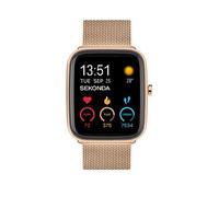Sekonda Unisex Motion Plus Rose Gold Mesh Stainless Steel Bracelet Smartwatch, Rose Gold, Women Rose Gold