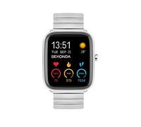 Sekonda Unisex Motion Plus Silver Stainless Steel Bracelet Smartwatch, Silver, Women Ilver