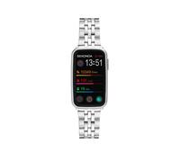 Sekonda Unisex Track Silver Alloy Bracelet with LCD Dial Smartwatch, Silver, Men Ilver