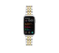 Sekonda Unisex Track Two Tone Alloy Bracelet with LCD Dial Smartwatch, Silver, Men Ilver