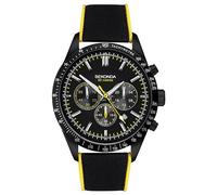 Sekonda Velocity Men’s 45mm Quartz Watch in Black with Analogue Display, and Black Canvas Strap 30018