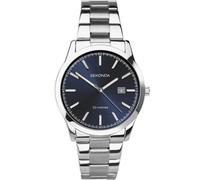 Sekonda Gents Classic Blue Dial Stainless Steel Watch