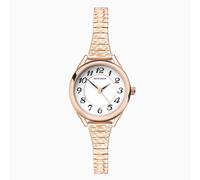 Sekonda Watch 2639 Ladies Rose Gold Expander Bracelet Easy Read Dial