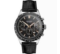 Sekonda Watch 30017 Mens Strap Velocity Sports Chronograph Black Dial RRP £89.99