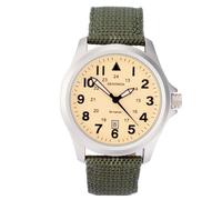 Sekonda Watch 3341 Mens Green Material Strap Date RRP £44.99