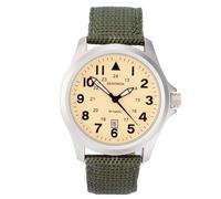 Sekonda Watch 3341 Mens Green Material Strap Easy Read Dial