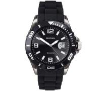 Sekonda Watch 3361 Mens Black Rubber Strap 50m Water Resistant