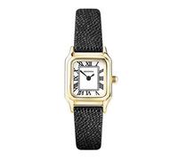 Sekonda Ladies Monica White Dial Black Leather Strap Watch