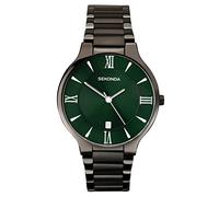 Sekonda Wilson Mens Analogue Watch 39mm dial | Mineral glass crystal, sunray dial, date display, ion-plated case
