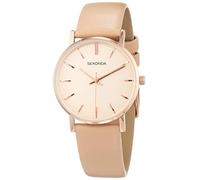 Sekonda Womens Analogue Classic Quartz Watch with Leather Strap 2886