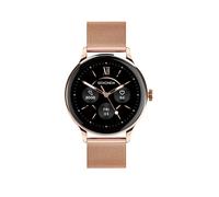 Sekonda Womens Flex Plus Rose Gold Stainless Steel Bracelet With Amoled Dial Smartwatch Print
