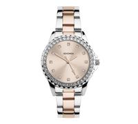Sekonda Women's Quartz Watch with Rose Gold Dial Analogue Display and Multi-Colour Bracelet 4254.27