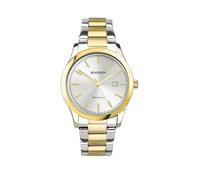 Sekonda Taylor Ladies 34mm Quartz Watch in Silver with Analogue Date Display, and Two Tone Stainless Steel Strap 40473