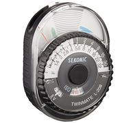 Sekonic Twinmate L-208 Compact Analogue Light Meter,Black
