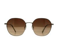 Seksy Women's Round Gold Brown Mirror N1901 Seksy Gold One Size