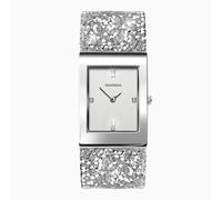 Seksy Sekonda Rocks Ladies Analogue Watch with Swarovski Set Leather Strap 2652