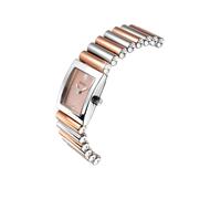 Sekonda Ladies Seksy Edge Champagne Crystal Set Dial Two Colour Bracelet Watch 2867