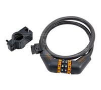 Sekura 4 Digit Combination Cycle Lock - 12mm x 85cm - SPORT DIRECT SLK204